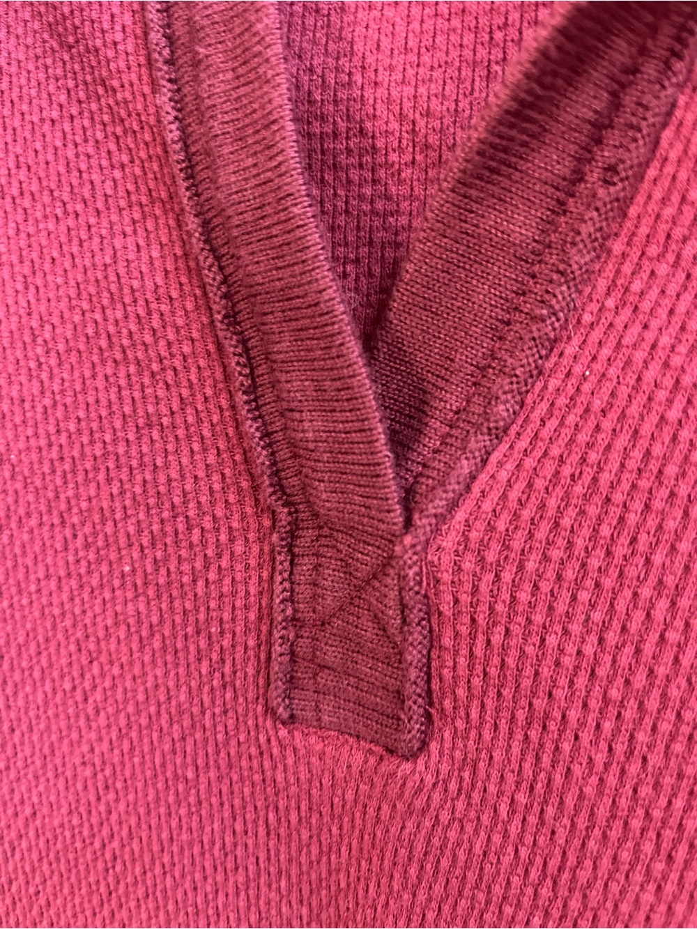 We The Free Micah Burgundy Top - Size XS - Picture 5 of 9